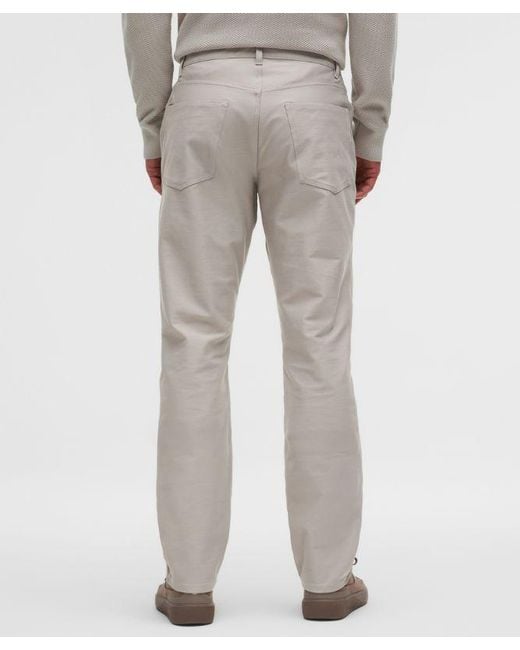lululemon athletica Gray – Easyfive Classic-Straight Trousers 32L – Color Khaki – Size 12 for men