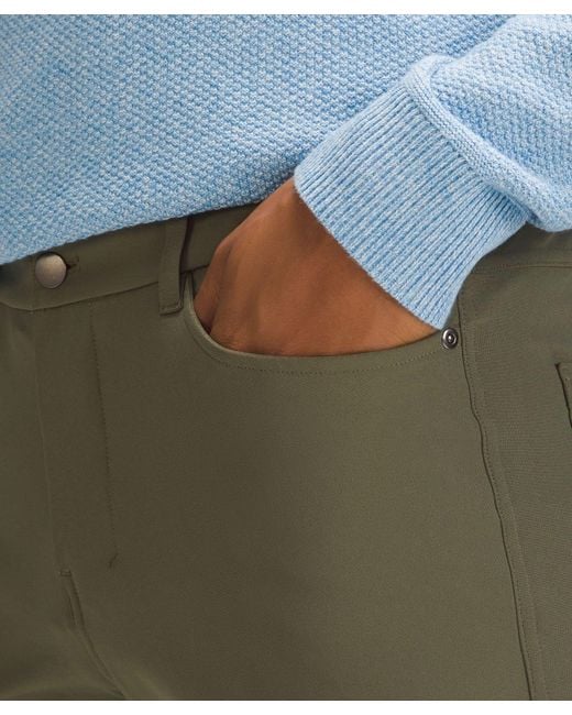 lululemon athletica Green Abc Slim-fit 5 Pocket Pants 37"l Warpstreme for men