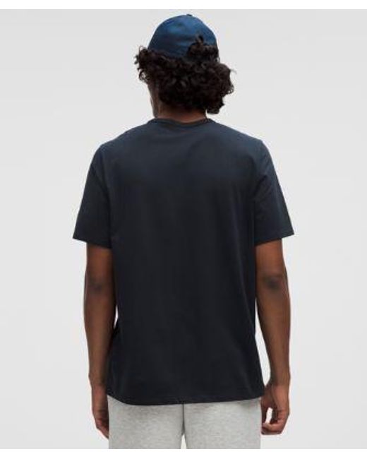 lululemon athletica Blue Organic Cotton Classic-Fit T-Shirt for men