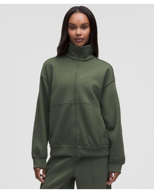 lululemon athletica Green – Smooth Spacer Oversized Full Zip Hoodie – – Size Large