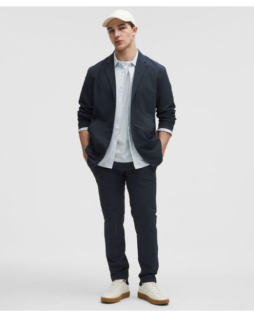 lululemon athletica Blue New Venture Button-Front Blazer for men