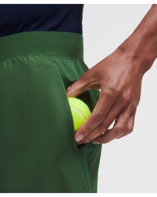 lululemon athletica Blue – Textured Swift Tennis Shorts – 7" – – Size Large for men