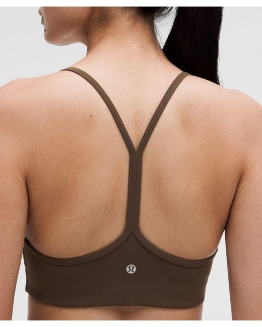 lululemon athletica Green – Flow Y Sports Bra Light Support, A/B Cup Evolve – – Size Large