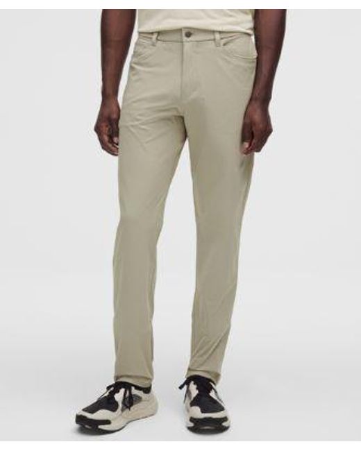 lululemon athletica Multicolor Abc Classic-fit 5 Pocket Trousers 32"l Warpstreme - Color Khaki - Size 28 for men