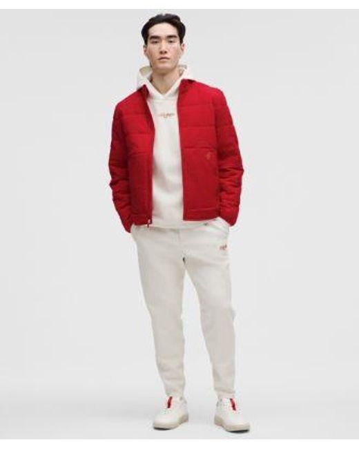 lululemon athletica Red Lunar New Year Route Ready Lightweight Insulated Jacket for men