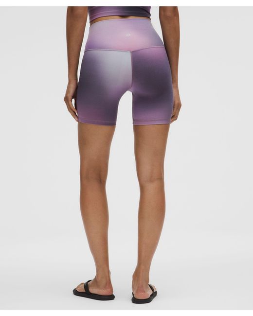 lululemon athletica Blue Align High-Rise Short 6"