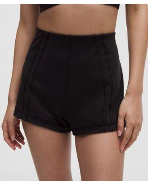 lululemon athletica Black – Define Micro Shorts Luon – – Size Medium