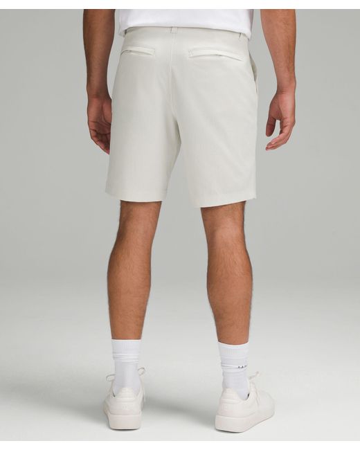 lululemon athletica White Abc Classic-fit Shorts 9" Wovenair for men