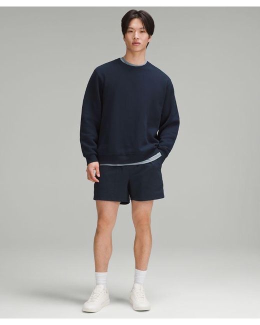 lululemon athletica Blue Bowline Shorts 5" Stretch Cotton Versatwill for men