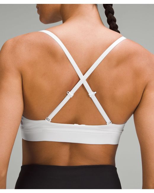lululemon athletica Gray License To Train Triangle Bra Light Support, A/b Cup
