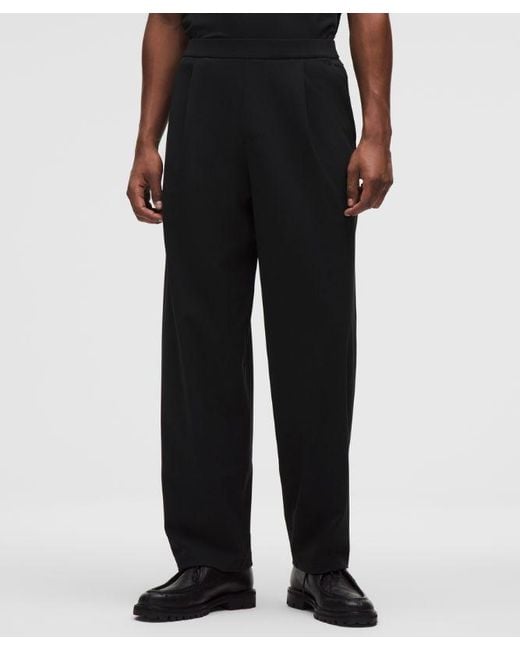 lululemon athletica Black Daydrift Relaxed-Fit Pleated Trouser Shorter for men