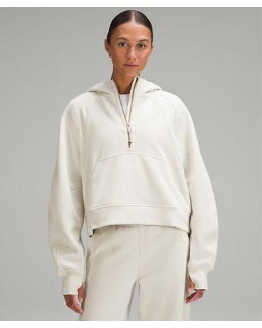 lululemon athletica Natural Lunar New Year Scuba Oversized Half-zip Hoodie - Color White - Size M/l