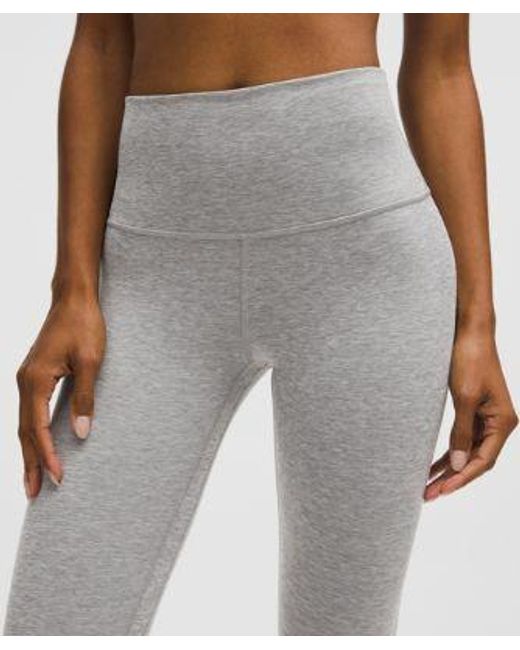 lululemon athletica Gray Align High-Rise Crop 17"