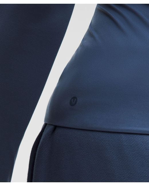 lululemon athletica Blue Wundermost Ultra-Soft Nulu Crewneck Long-Sleeve Shirt