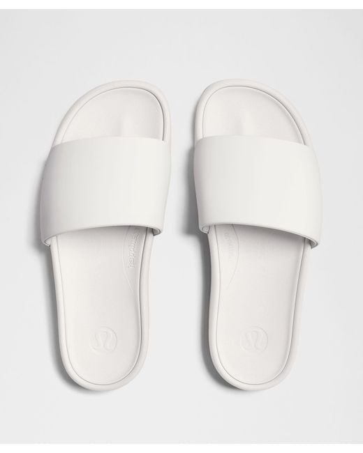 lululemon athletica White Restfeel Slide