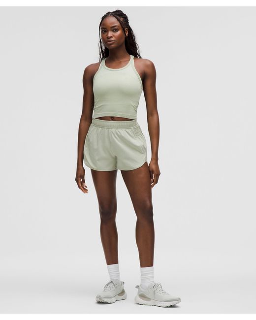 lululemon athletica Green Swiftly Tech Cropped Racerback Tank Top 2