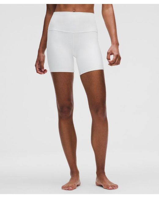 lululemon athletica White Align High-Rise Short 6"