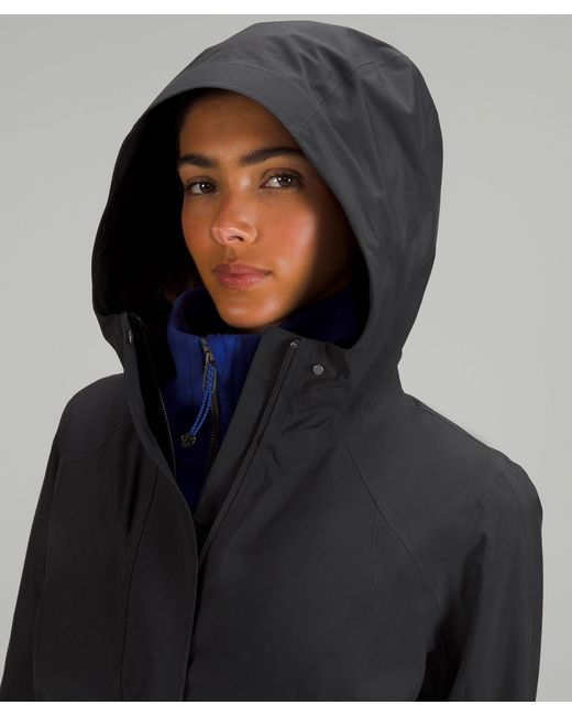 lululemon athletica Rain Rebel Insulated Jacket Online Only in Blue | Lyst  UK
