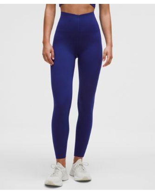 lululemon athletica Blue – Glow Up Super-High-Rise Tight Leggings – 28" – – Size 4