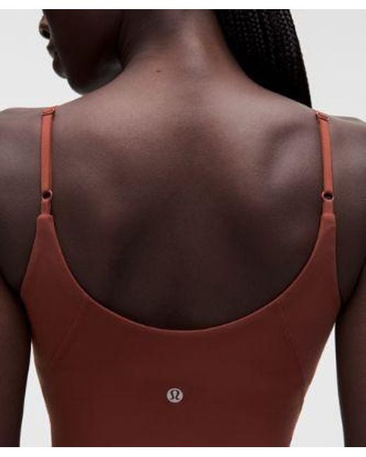 lululemon athletica Multicolor – Align Cami Bodysuit Light Support, A/B Cup – 6" – – Size 4