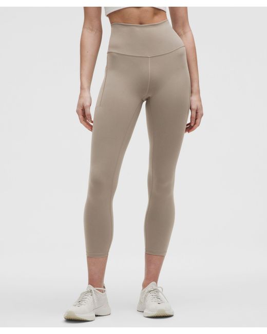 lululemon athletica Natural Wunder Train High-Rise Crop With Pockets 23"