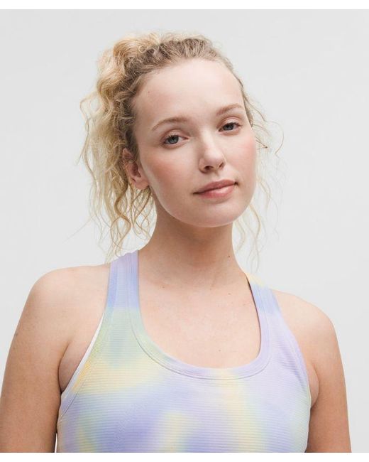 lululemon athletica Blue Swiftly Tech Racerback Tank Top 2.0 Waist Length