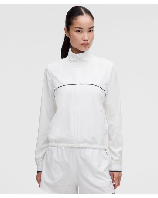 lululemon athletica White Court Rival Tennis Track Jacket