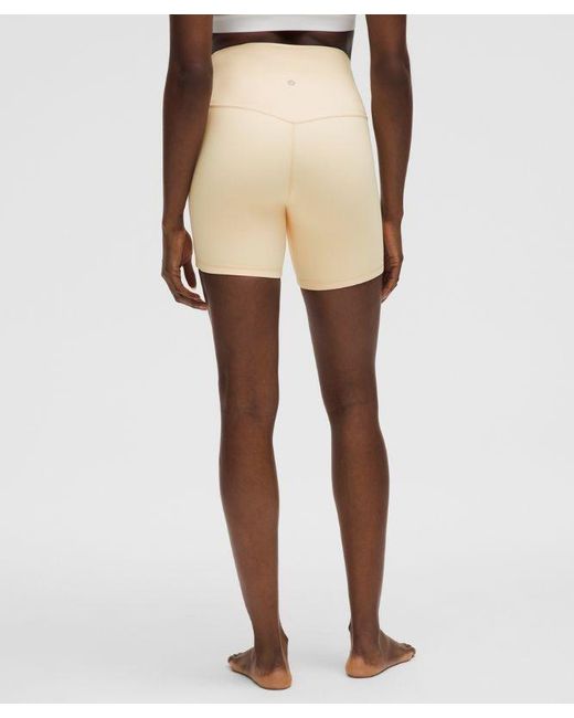 lululemon athletica Natural – Align High-Rise Shorts – 6" – – Size 4