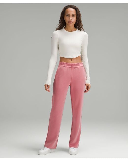 lululemon athletica Pink Softstreme High-rise Pants Regular