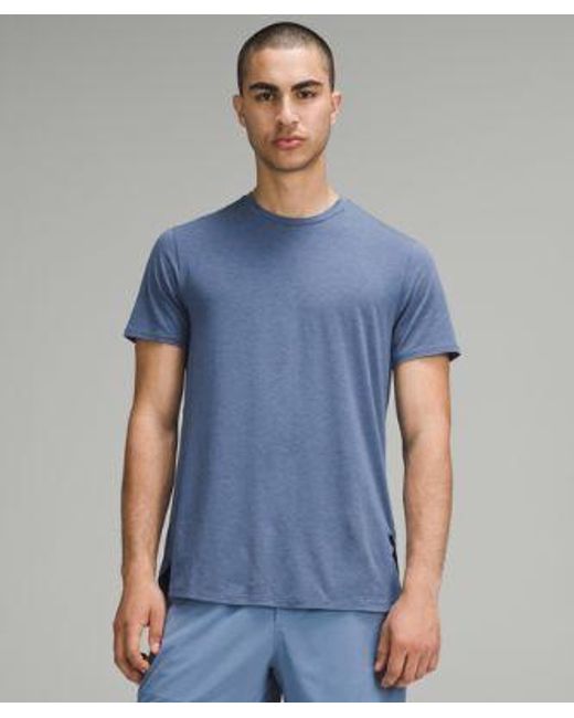 lululemon athletica Blue – Balancer Short-Sleeve Shirt – – for men