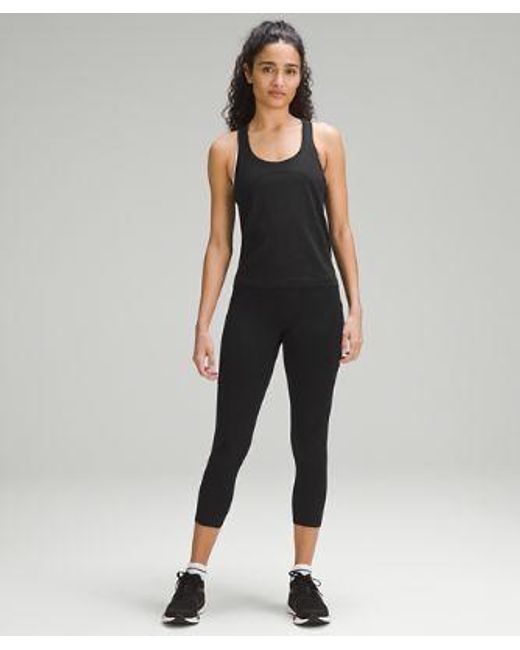 lululemon athletica Fast And Free High-rise Crop Pants Pockets - 23" - Color Black - Size 0
