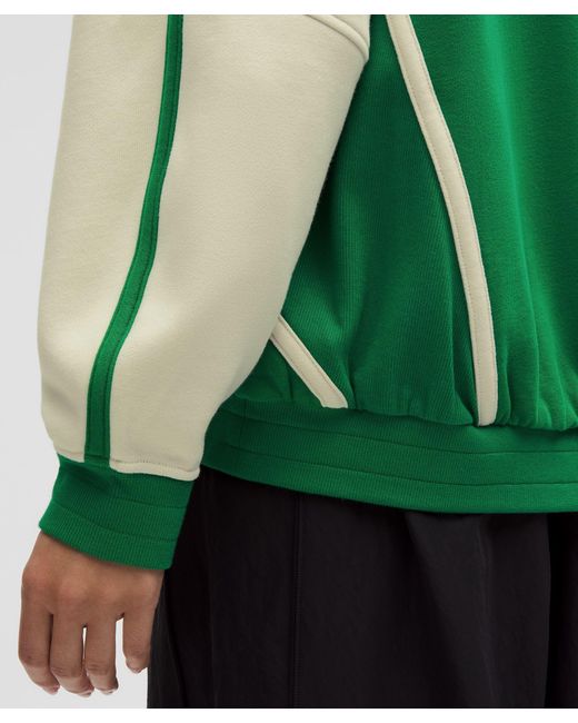 lululemon athletica Green Scuba Oversized Collegiate Jacket
