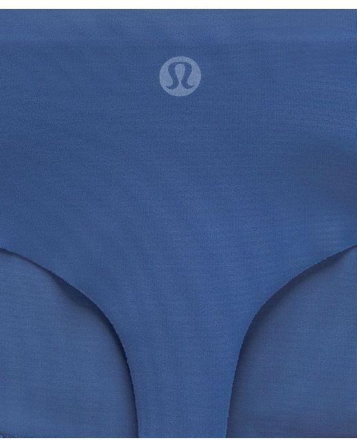 lululemon athletica Gray Invisiwear Mid-rise Thong Underwear 3 Pack