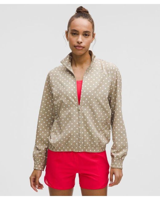 lululemon athletica Red Adapted State Track Jacket