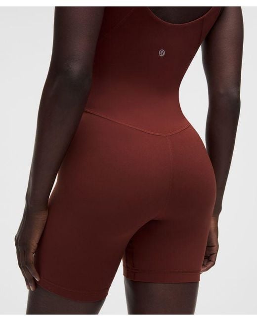 lululemon athletica Multicolor – Align Cami Bodysuit Light Support, A/B Cup – 6" – – Size 4