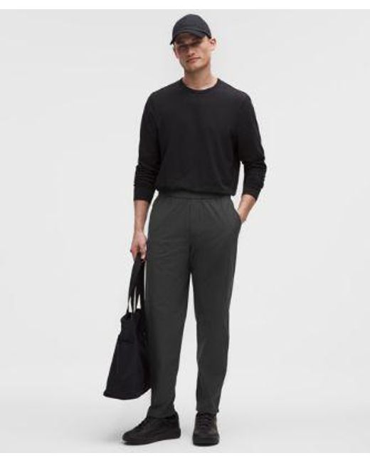 lululemon athletica Gray Abc Warpstreme Pull-on Trousers Regular - Color Black - Size L for men