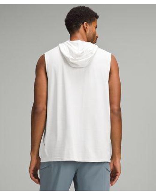 lululemon athletica White – License To Train Relaxed-Fit Sleeveless Hoodie – – for men