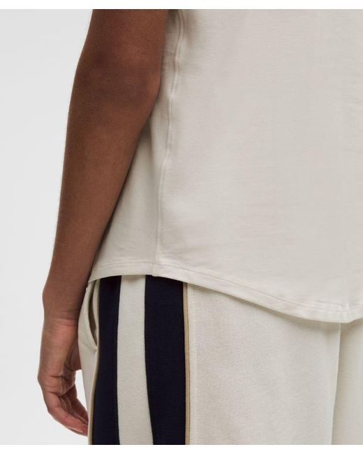lululemon athletica White Love Curved-Hem Crewneck T-Shirt