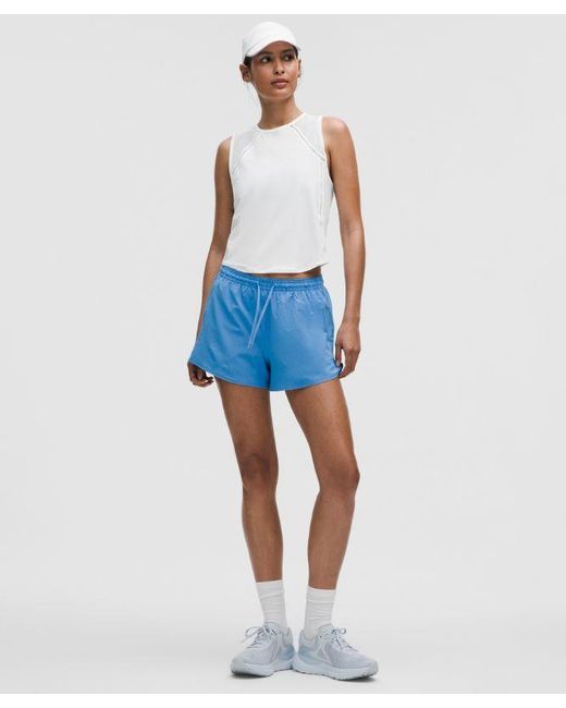 lululemon athletica White Sculpt Cropped Tank Top