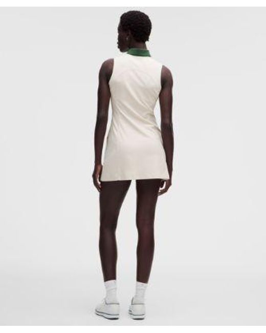 lululemon athletica Natural Sleeveless Golf Polo Dress