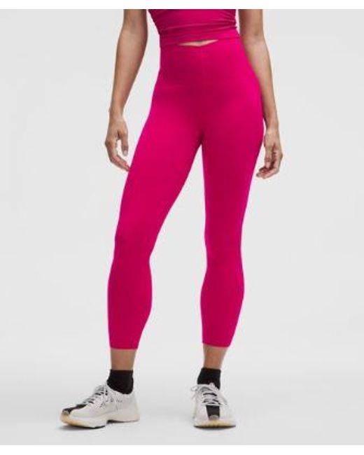 lululemon athletica Pink Glow Up Super-High-Rise Tight 25"