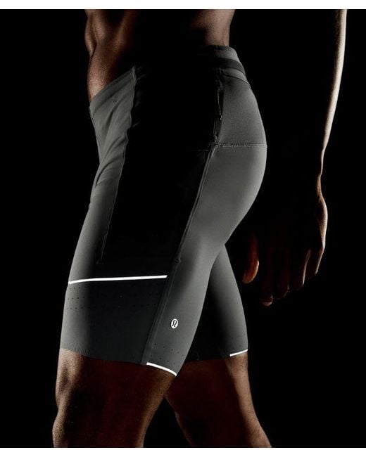 lululemon athletica Blue – Fast And Free Half Tights – 8" – – for men