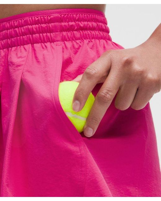 lululemon athletica Pink – Tennis Track Shorts – 4" – Size Large