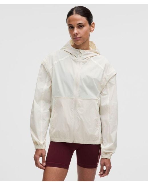lululemon athletica White – Transformable Windbreaker Jacket – – Size Large