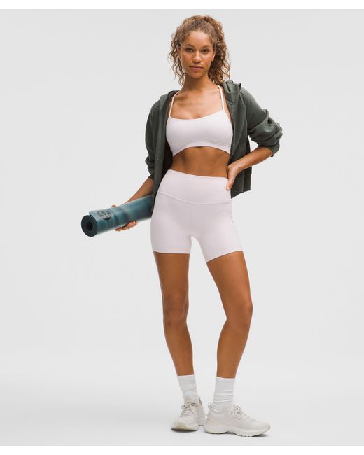 lululemon athletica Pink Flow Y Bra Nulu