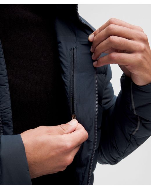 lululemon athletica Blue Navigation 700-Down-Fill Jacket for men