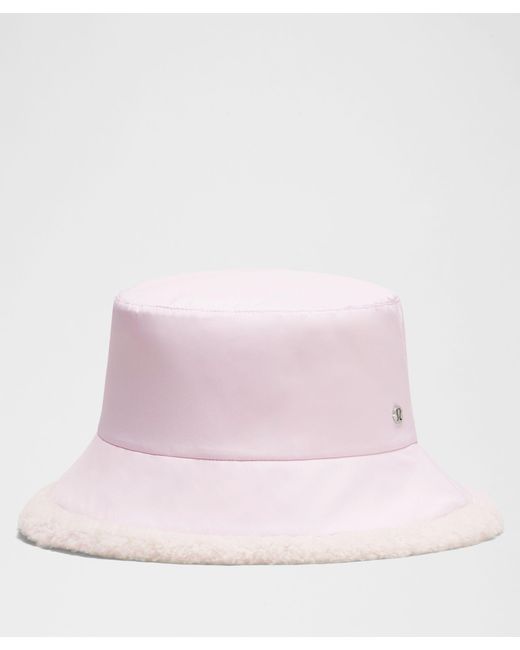 lululemon athletica Plush Fleece Bucket Hat - Light Pink Warm Bucket Hats | lululemon main image 3