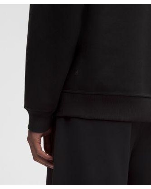 lululemon athletica Black Grand Standard Long-Sleeve Crew for men