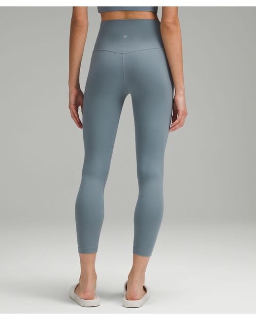 Lululemon All The Right Places Crop II *23 Iron Blue size 2