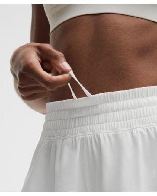 lululemon athletica White Shake It Out High-Rise Running Short 2.5"